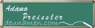 Adamo Preissler Visitenkarte